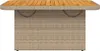 vidaXL Tavolo da giardino beige 90x55x71 cm in poly rattan Anteprima dell’immagine prodotto 5