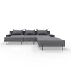 TRADA Gartensofa lounge set Bahama S Dunkelgrau Gartenmöbel Produktbild-Vorschau 4