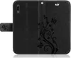 Handytasche für Huawei Y6 2019 Blumen Flip Cover Buchhülle Produktbild-Vorschau 5