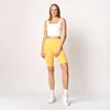 Merry Style Damen Kurze Leggings aus Viskose MS10-145(Gelb, Produktbild-Vorschau 2