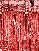 Roter Glitzer Lametta Vorhang 91x244cm Produktbild-Vorschau 2