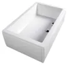 DEEP tiefe Duschwanne, rechteckig 100x75x26cm, Weiß Produktbild-Vorschau 3