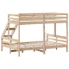 vidaXL Patrová postel 90x200/140x200 cm z borovicového Náhled obrázku produktu 6