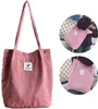 STILVORA Damen Kord Schultertasche, Rosa - Weiches Produktbild-Vorschau 1