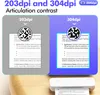 Přenosná termotransferová tiskárna A4, bezdrátové a USB Náhled obrázku produktu 5