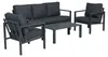 Garden Impressions Springs Loungeset 4-tlg. - carbon Produktbild-Vorschau 13