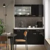 Singleküche Vicco R-Line Schwarz Hochglanz 140 cm , AP Produktbild-Vorschau 6