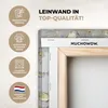 Leinwand Bilder 90x60 cm - Lebensbaum - Beige - Grau - Gold Produktbild-Vorschau 3