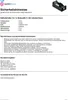 A document page with product information and safety instructions. Produktbild-Vorschau