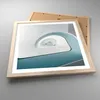 Gerahmtes Poster - Rahmen in heller Eiche - Dreidimensional Produktbild-Vorschau 3