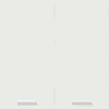 A white two-door cabinet with silver handles. Anteprima dell’immagine prodotto