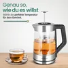 Emerio Wasserkocher mit Temperaturregelung 1,7 Liter – Produktbild-Vorschau 3