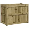 vidaXL Bac à plantes 90x50x70 cm Bois de pin imprégné Voir les images du produit 7