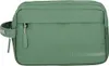 A green toiletry bag with a handle and a zipper. Náhled obrázku produktu