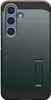 A dark green phone case with a kickstand is shown against a white background. Podgląd zdjęcia produktu