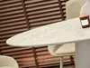 Ovaler Esstisch 160x90 cm ELIAM - grauer Marmor / grau Produktbild-Vorschau 6