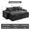 Schlafsofa Modulares Schlafsofa, 2-Sitzer Wohnzimmer Sofa Produktbild-Vorschau 7
