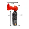 A red and black air horn with measurement indicators. Produktbild-Vorschau