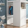 Etagenbett Kinderbett Hochbett mit Kleiderschrank und Produktbild-Vorschau 4