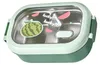 Bento-Lunchbox, tragbar, sicher, auslaufsicher, unterteilt, Produktbild-Vorschau 5