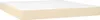 vidaXL Boxspringbett mit Matratze Creme 180x200 cm Stoff Produktbild-Vorschau 4