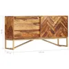 vidaXL Kredens 118x30x60 cm Massivholz Akazie Podgląd zdjęcia produktu 7