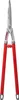 A pair of red-handled shears against a white background. Voir les images du produit