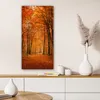 MuchoWow® - Leinwandbilder - Herbst - Rot - Wald, Wandbild, Produktbild-Vorschau 6