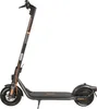 A side view of a black and gray electric scooter with orange accents, presented on a white background. Produktbild-Vorschau
