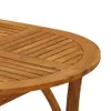 vidaXL Table de jardin 200x90x75 cm bois massif acacia Voir les images du produit 5