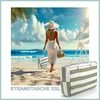 BigDean Sac de plage XXL 2 pièces grand sac de bain avec Voir les images du produit 2