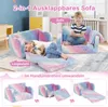 Kanapa dziecięca COSTWAY z kocem, rozkładana sofa / leżak 2 Podgląd zdjęcia produktu 7