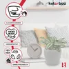 KOTARBAU® 2 St. Blumentopf Grau innen rund ⌀ 12 cm H: 12 cm Produktbild-Vorschau 5