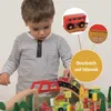 Coemo Spieltisch mit Holzeisenbahn Multifunktionstisch für Produktbild-Vorschau 3
