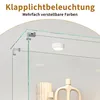 INONEFT Glazen displaykast, staande vitrine met Productafbeelding-voorbeeld 8