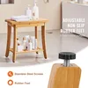 Sgabello da doccia in bambù - sgabello da bagno per 150 kg Anteprima dell’immagine prodotto 4