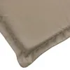 vidaXL Cuscino per sedia a sdraio Taupe (75+105)x50x4 cm Anteprima dell’immagine prodotto 11