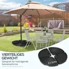Outsunny 4-tlg. Sonnenschirmgewicht Schirmgewicht für Produktbild-Vorschau 4