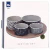 Excellent Houseware Tapas-Servierset, Bambus/Porzellan, Produktbild-Vorschau 4