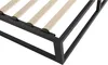 Struttura letto in metallo 160 x 200 cm - Nero Anteprima dell’immagine prodotto 5
