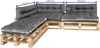 Palettenkissen Set 3x L (120x80cm) 3x M (120x40cm) Produktbild-Vorschau 2