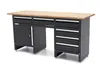 HBM Werkbank 171 cm mit 6 Schubladen und Tür, Arbeitsplatte Produktbild-Vorschau 2