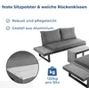 osoltus Aluminium Lounge Set Sofa Ecklounge Gartenlounge Produktbild-Vorschau 4