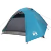 vidaXL Tente de camping dôme 4 personnes bleue étanche à Voir les images du produit 4