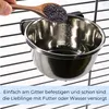 3er Set Edelstahlnapf zum Einhängen 0,15 L mit Produktbild-Vorschau 6