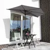 Sekey Balkonschirm Halbrund 270 cm – Sonnenschirm mit Produktbild-Vorschau 2