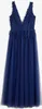 Bonprix abito da sera lungo con corpetto in pizzo blu Anteprima dell’immagine prodotto 2
