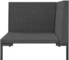 vidaXL Gartensofa mit Kissen Halbrundes Poly Rattan Produktbild-Vorschau 4
