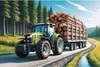PUZZLE 100 Trattore forestale 16493 Anteprima dell’immagine prodotto 3