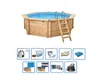 Interline Java Holzpool Ø 4,40 m × 1,36 m – Ultimate Set Produktbild-Vorschau 1